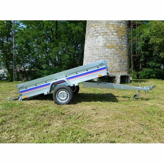 Remorca auto 750 kg Niewiadow dimensiune 262x132 (suspensie cu arcuri)