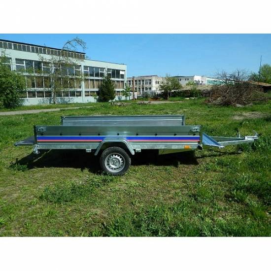 Remorca auto 750 kg Niewiadow dimensiune 304 x 150 cm ( suspensie cu foaie de arc )