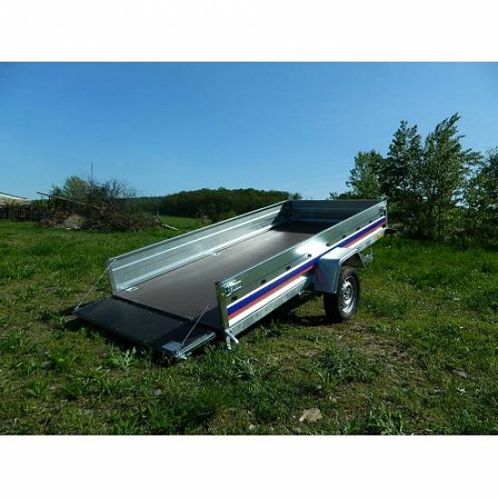 Remorca auto 750 kg Niewiadow dimensiune 304 x 150 cm ( suspensie cu foaie de arc )