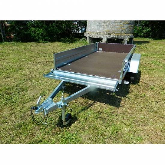 Remorca auto 750 kg Niewiadow punte tandem,  dimensiune 304x150 cm