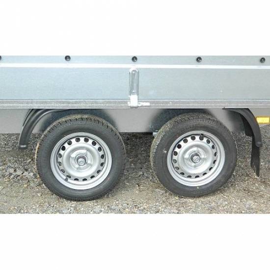 Remorca auto 750 kg Boro BH punte tandem,  dimensiune 250x150 cm