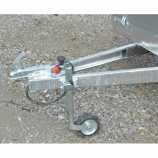 Remorca auto 750 kg Boro BH punte tandem,  dimensiune 250x150 cm