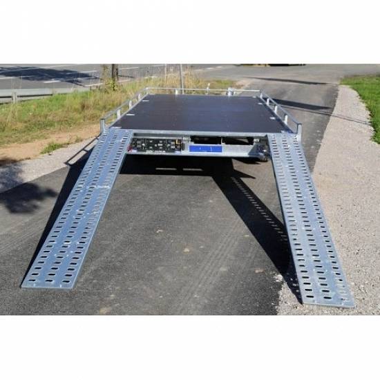 Remorca transport auto Boro Atlas 2700 kg dimensiune 450x200 cm