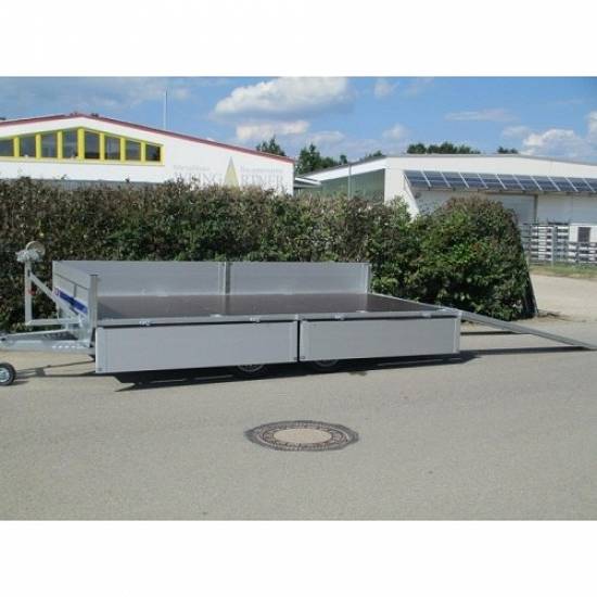 Remorca platforma transport auto Boro Atlas dimensiune 500x200 cm