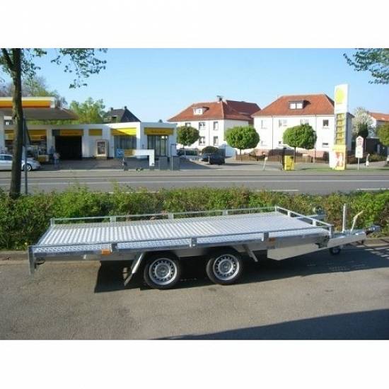 Remorca platforma transport auto Boro Pionier 4x2 m