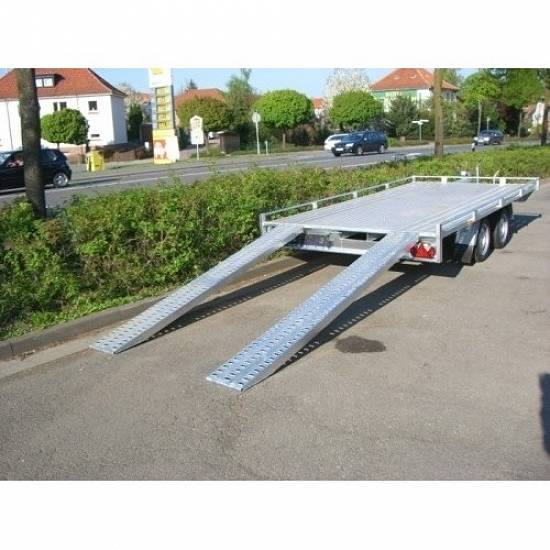 Remorca platforma transport auto Boro Pionier 4x2 m