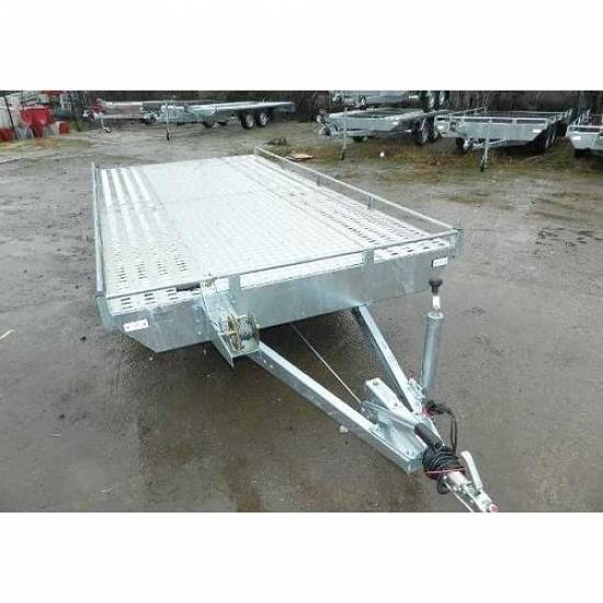 Remorca platforma transport auto Boro Pionier 4x2 m