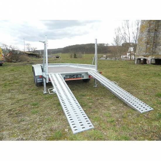 Remorca auto transport utilaje Boro 2700 kg dimensiune 305x155 cm