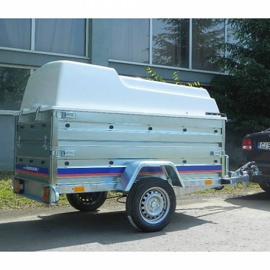 Remorca carosata 750 kg dimensiune 204x115x118 cm
