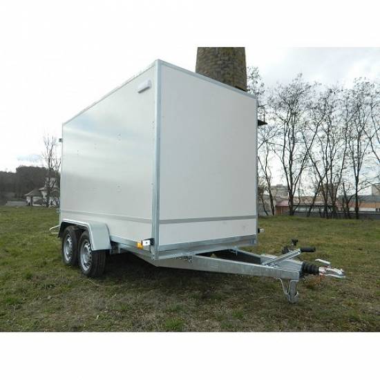 Remorca auto carosata punte tandem Niewiadow 2500 kg