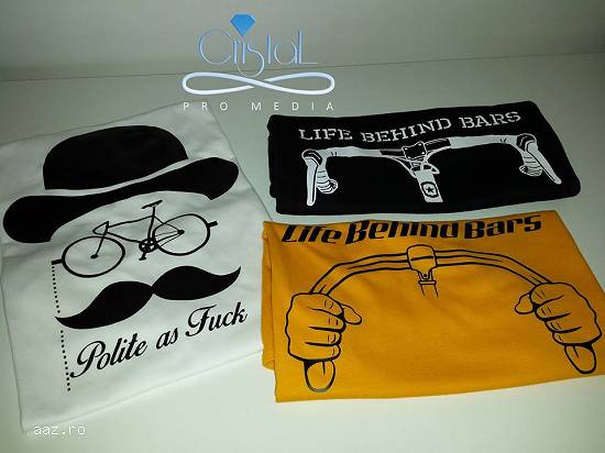 Tricouri personalizate pentru biciclisti