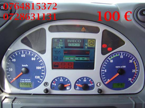 Repar afisaj ceasuri ecran bord (display) IVECO STRALIS