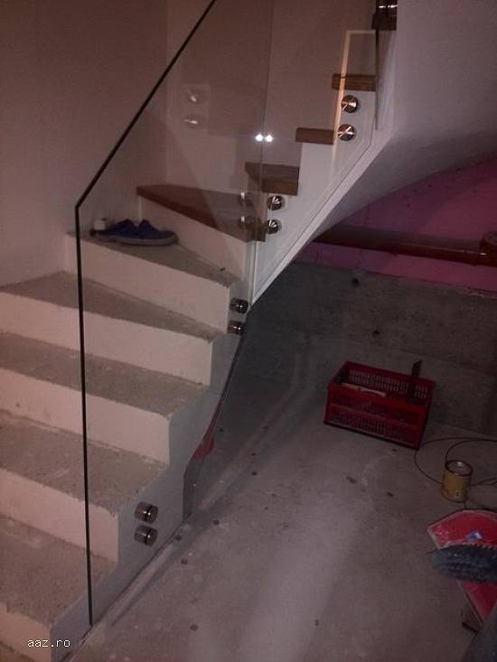 Balustrade cu sticla, la comanda Timisoara