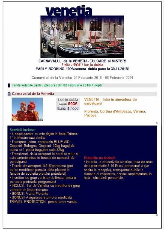 CARNAVALUL de la VENETIA- CULOARE si MISTER!