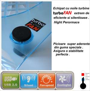 SUPORT PENTRU LAPTOP CU RACIRE SUPLIMENTARA   MODELUL NOU , 