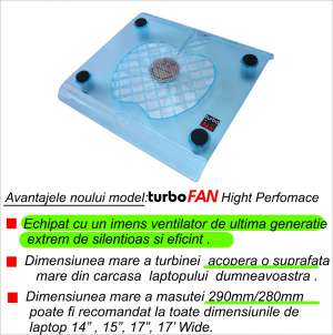 SUPORT PENTRU LAPTOP CU RACIRE SUPLIMENTARA   MODELUL NOU , 