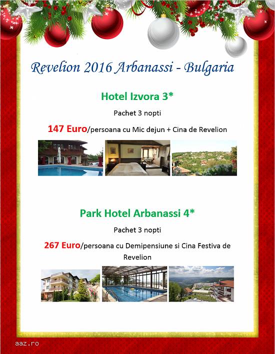 Revelion Arbanassi-Bulgaria 2016 !
