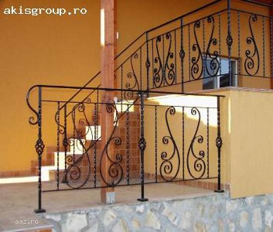 Balustrada din fier forjat,  diferite modele,  la comanda