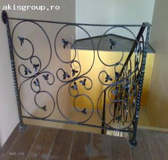 Balustrada din fier forjat,  diferite modele,  la comanda
