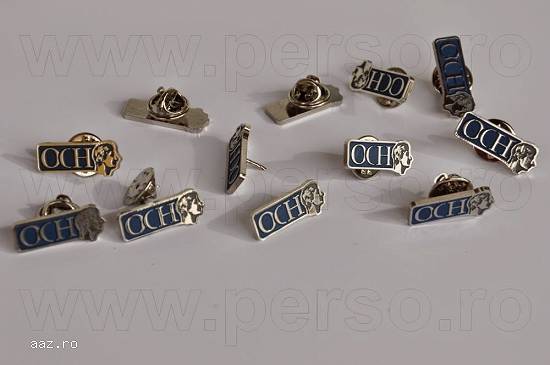 INSIGNE METAL GRAVATE,    INSIGNE MICI ORICE FORMA