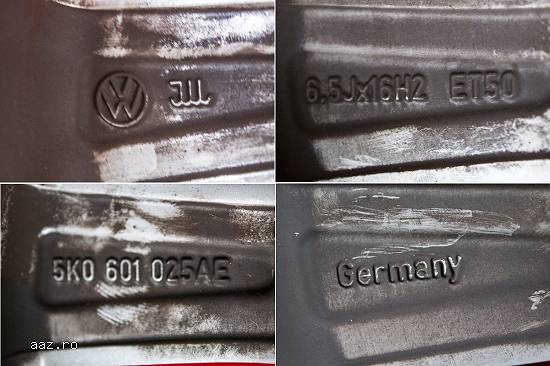 Jante originale VW Jetta Golf model Estrada 16 inch