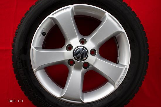 Jante originale VW Passat Golf 16 inch anvelope iarna