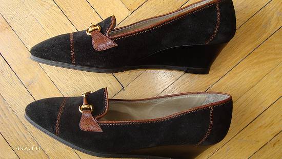 Pantofi piele intoarsa noi masura 41