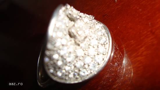 Inel argint 925 cu 100 pietre marcasite