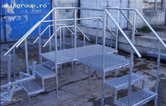 Scari exterioare zincate metalice ,  la comanda cu precizie in Timisoara