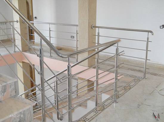 Balustrada din inox ,  facute la comanda,  diferite modele