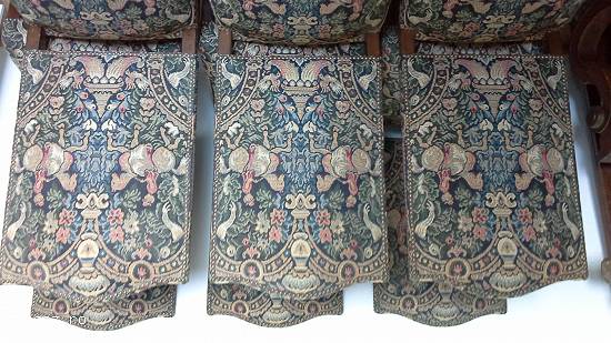 6 scaune os de mouton cu tapiserie Aubusson