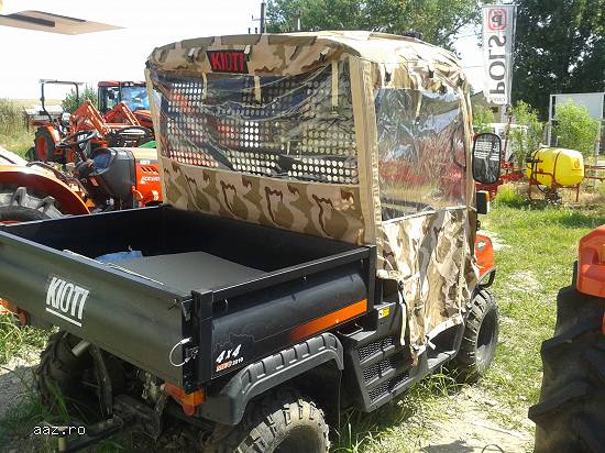 Jeep 3 locuri + bena marfa 500Kg UTV Kioti 22CP Diesel