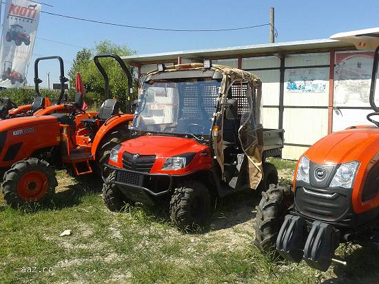Jeep 3 locuri + bena marfa 500Kg UTV Kioti 22CP Diesel