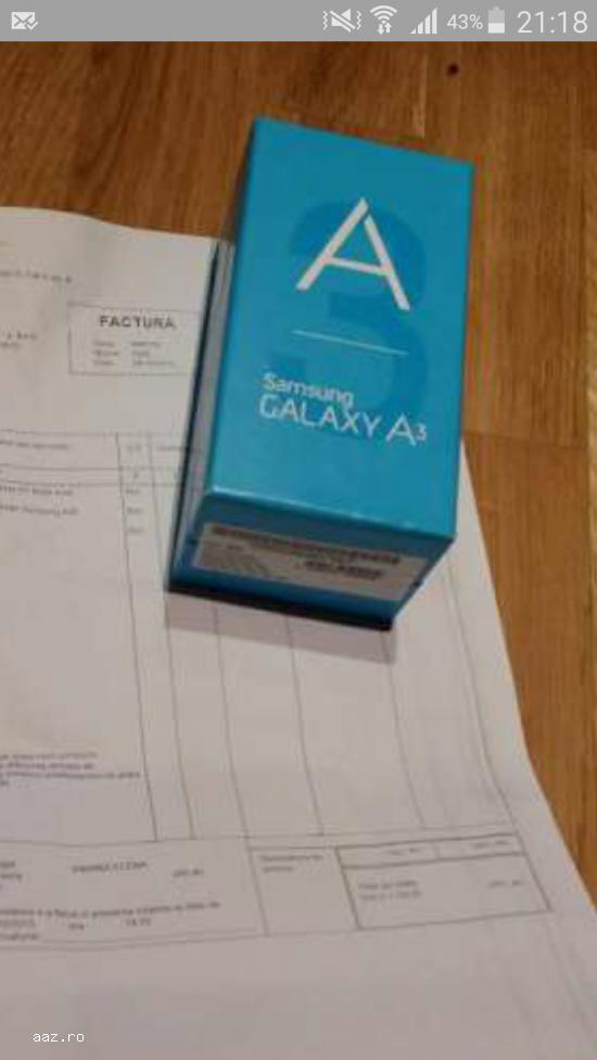 VAND SAMSUNG  A3 SIGILAT CUTIE NEDESFACUTA FACTURA SI GARANTIE