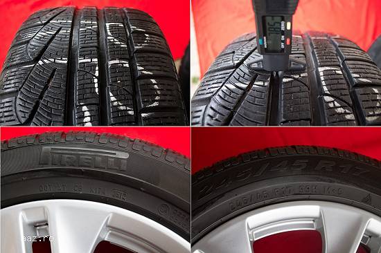 Jante originale Mercedes E Class W212 anvelope iarna 245/45 R17
