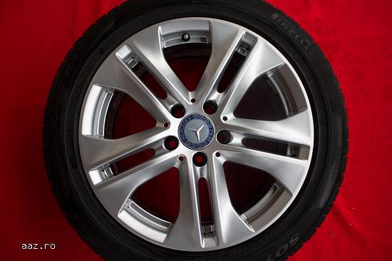 Jante originale Mercedes E Class W212 anvelope iarna 245/45 R17