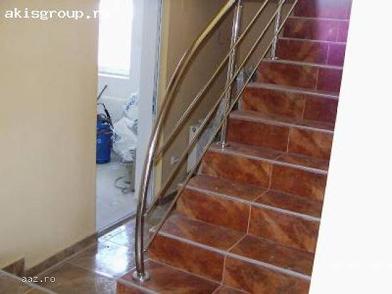 Executam cu maxima precizie balustrada din inox,  la comanda