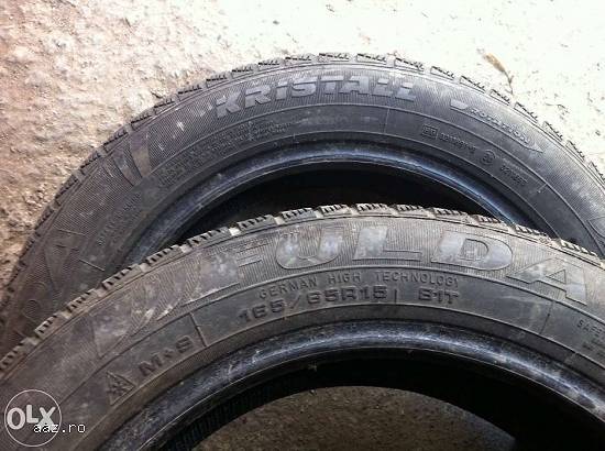 Set anvelope FULDA 165 65 R15 81T dot 2411 made in poland.