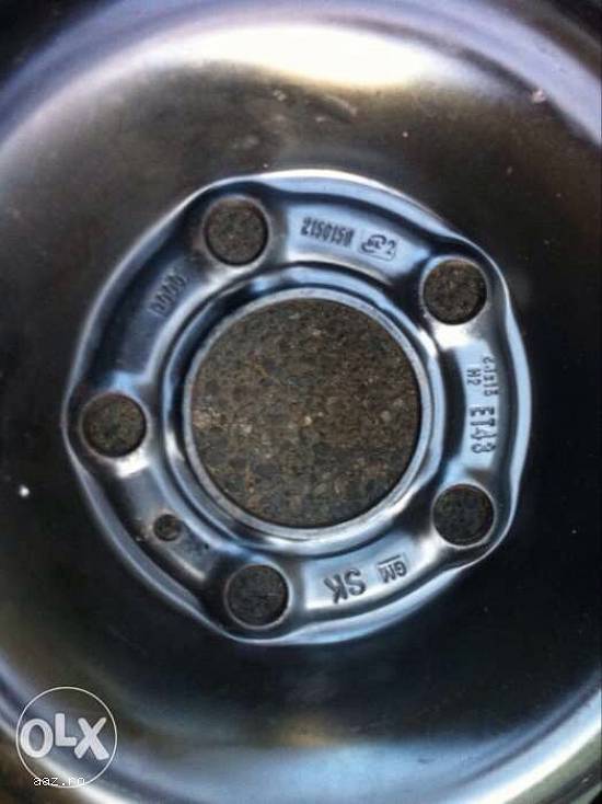 Set jante tabla GM OPEL 5*110 15inch 6j et43 fab 2003 made in germany.