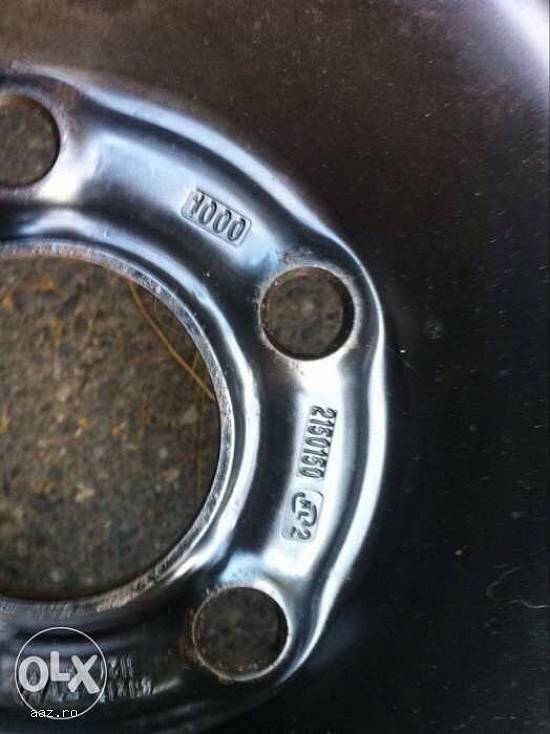 Set jante tabla GM OPEL 5*110 15inch 6j et43 fab 2003 made in germany.