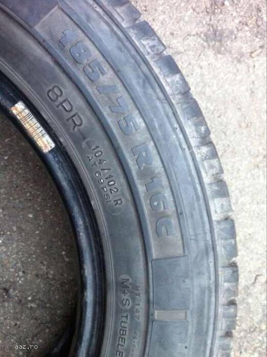 Anvelope all-season MICHELIN 185 75 R16C dot 2107 made in germany.