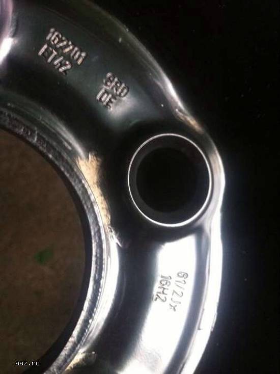 Janta tabla VW GOLF4 5*100 16inch 6,  5j et42 fab 03 made in germany.