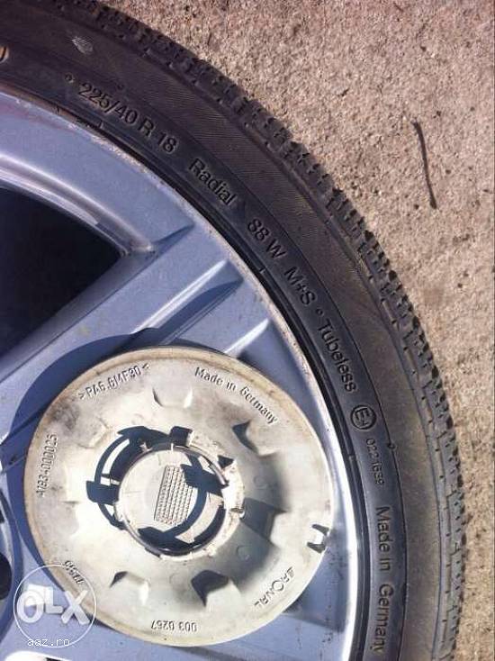Set jante aliaj CHRYSLER 5*100 18inch 7,  5j et35 fab 04 made in poland.