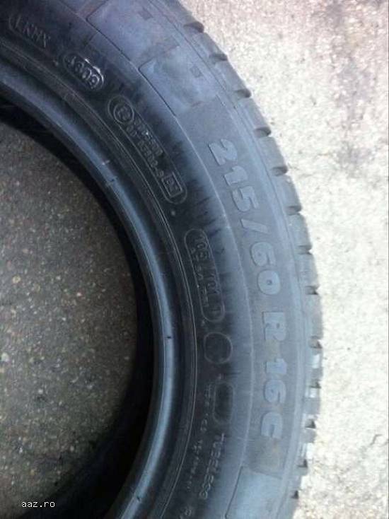 Set anvelope vara MICHELIN 215 60 R16C dot 4809 made in france.