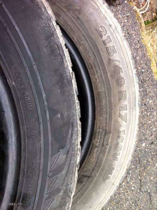 Anvelope iarna NOKIAN 215 60 R17 100V dot 3210 made in finland.
