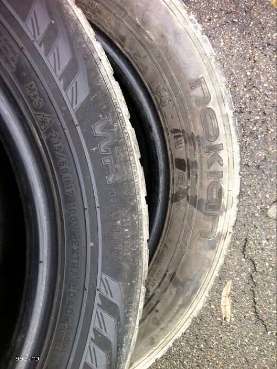Anvelope iarna NOKIAN 215 60 R17 100V dot 3210 made in finland.