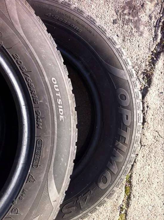 Anvelope iarna HANKOOK 205 65 R15 94H dot 0911 made in korea.