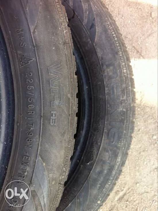 Set anvelope iarna NOKIAN 225 50 R17 98V dot 4012 made in taiwan.