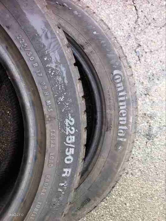 Anvelope iarna CONTINENTAL 225 50 R17 98H dot 4110 made in germany.