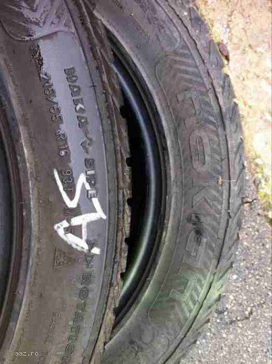 Set anvelope iarna NOKIAN 215 55 R16 93T dot 4810 made in finland.